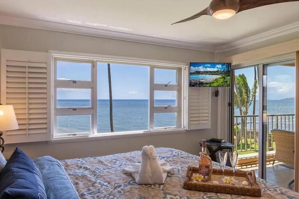 Menehune Shores 218- Updated Prime Oceanfront 3 Bedroom At Menehune Shores Kihei Apartmán
